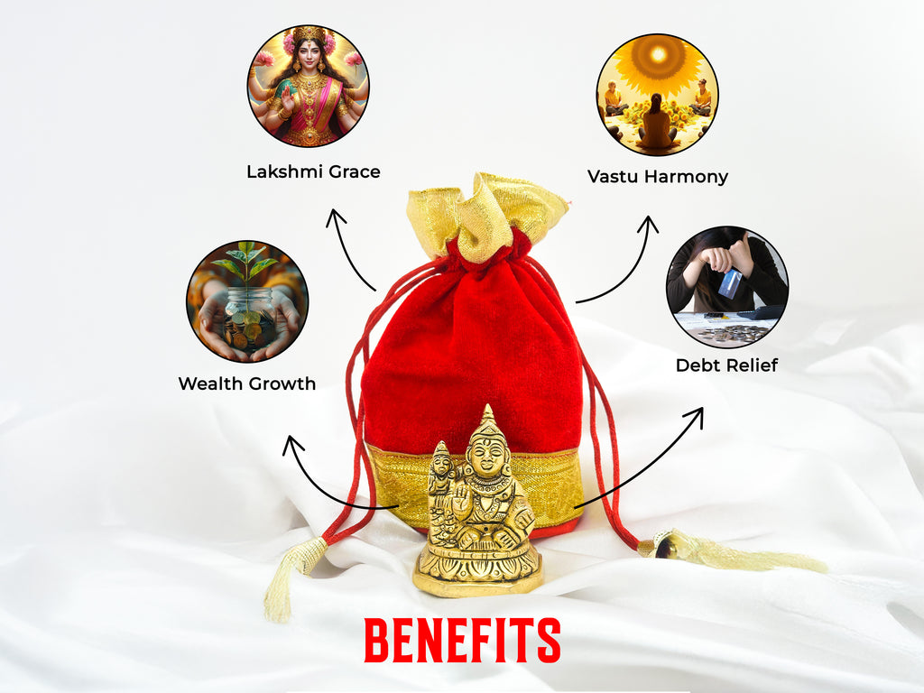 Akshay Tritiya Special Combo -Vaibhav Laxmi & Shri Kuber Idol & Kuber Dhan Varsha Potli