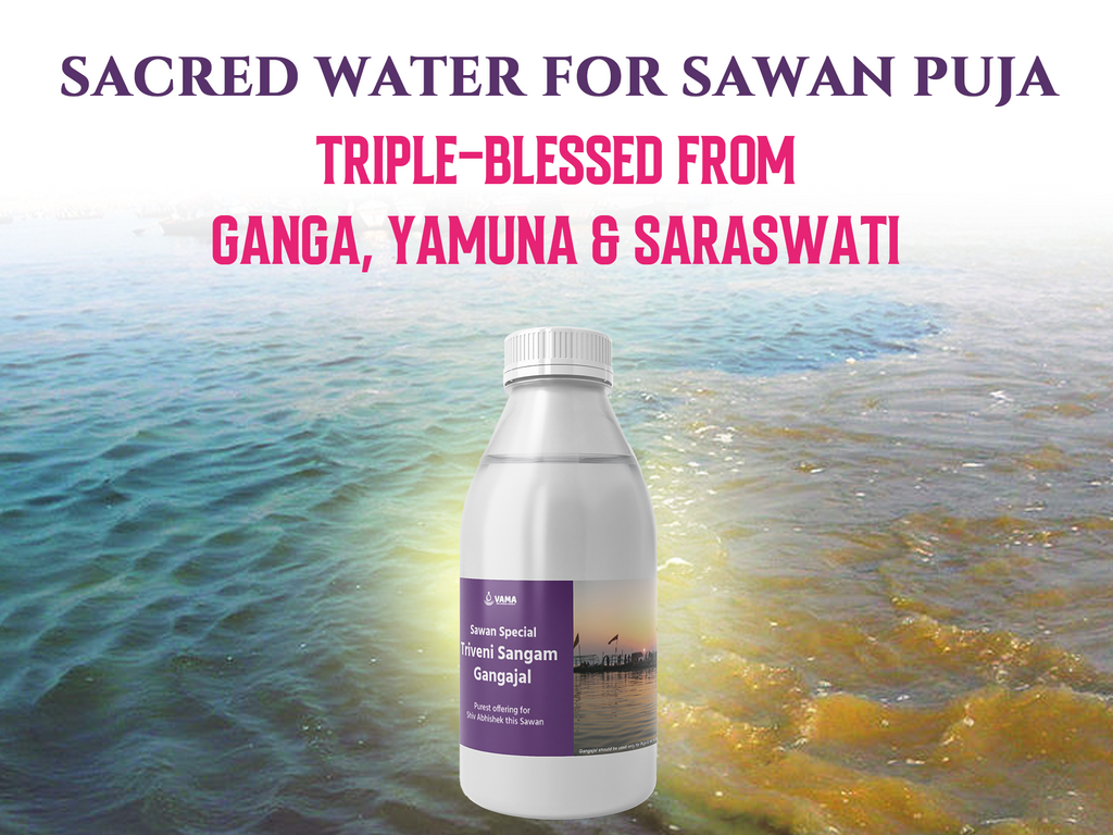 Only 50 left | (Sawan Special) 🕉️ Triveni Sangam Gangajal: Shiv’s Sacred Jal for Abhishek & Shuddhi | Direct from Prayagraj | 400mL