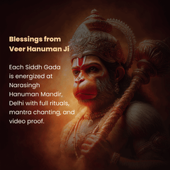 Siddh Hanuman Gada | (100% Vama Certified)