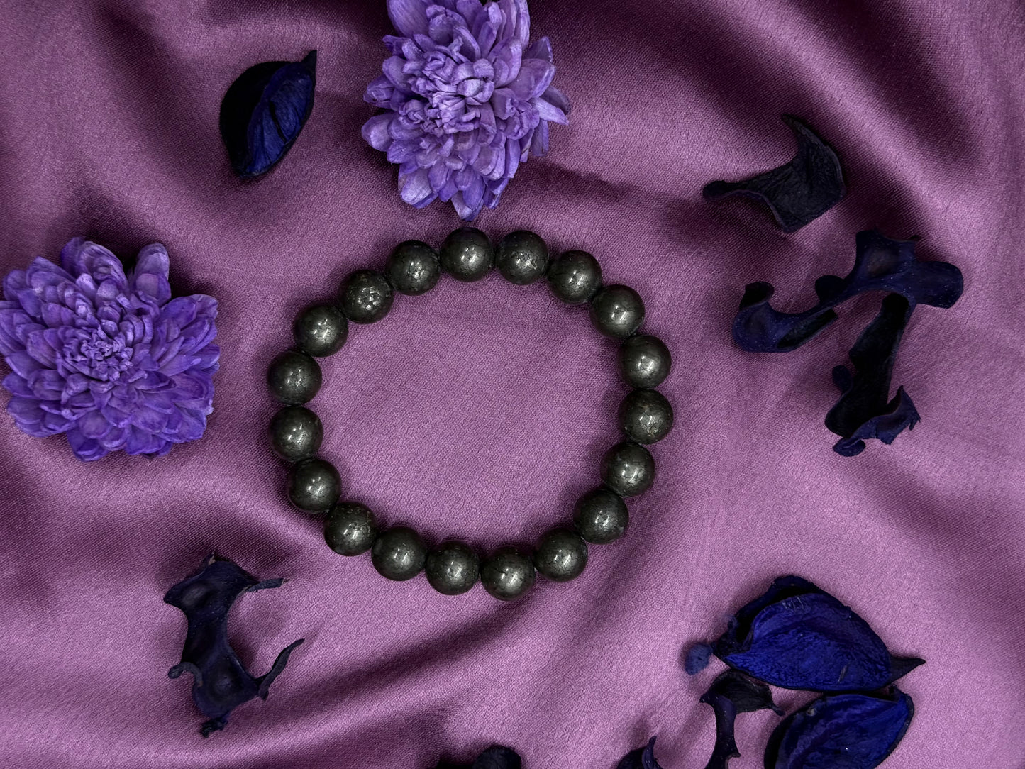 Money Magnet Raw Pyrite Bracelet