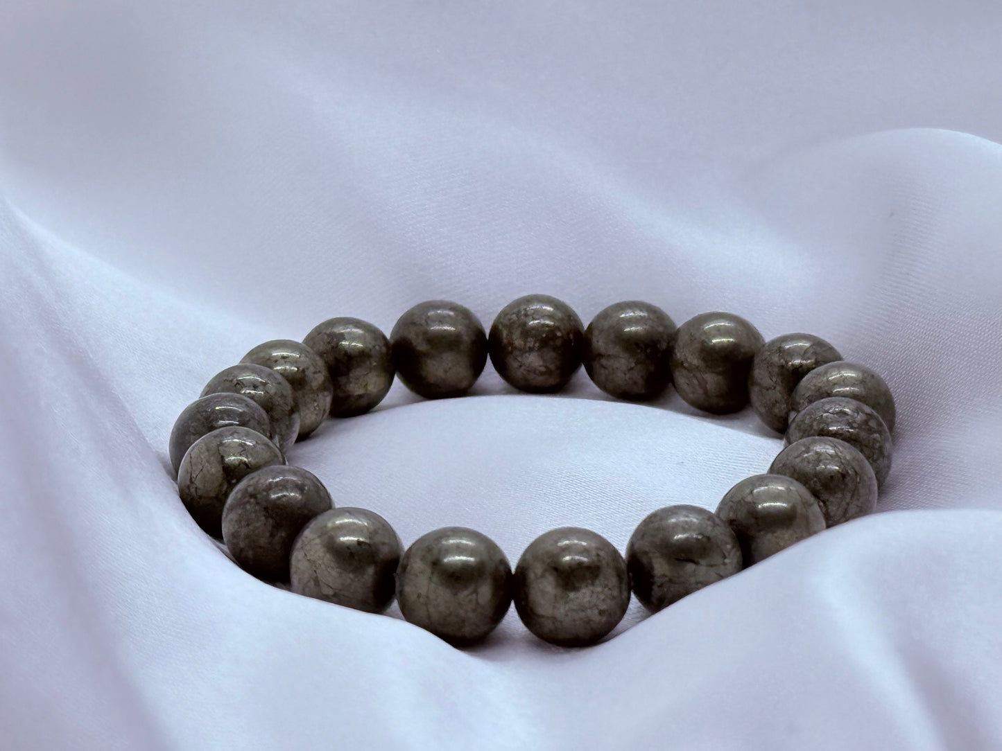 Money Magnet Raw Pyrite Bracelet