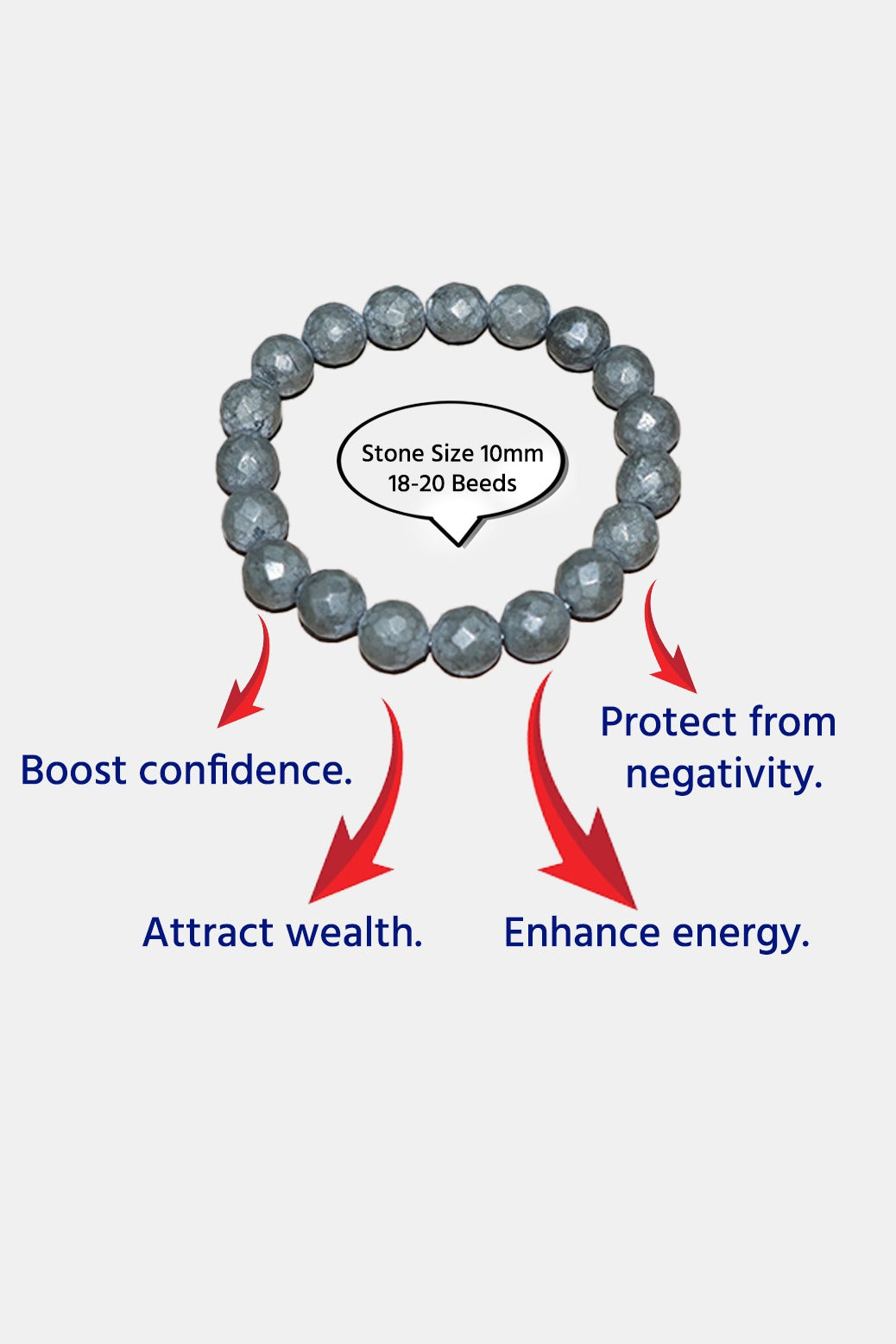 Money Magnet Raw Pyrite Bracelet