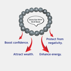 Siddh Money Magnet Raw Pyrite Bracelet