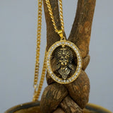 Hanuman Pendant with Gold Chain