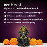 Benfis of Vighnaharta ganesh idol Black 