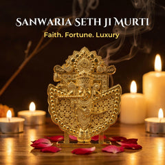 Sanwariya Seth Ji – Grace & Prosperity Idol + FREE 5 mukhi Rudraksha