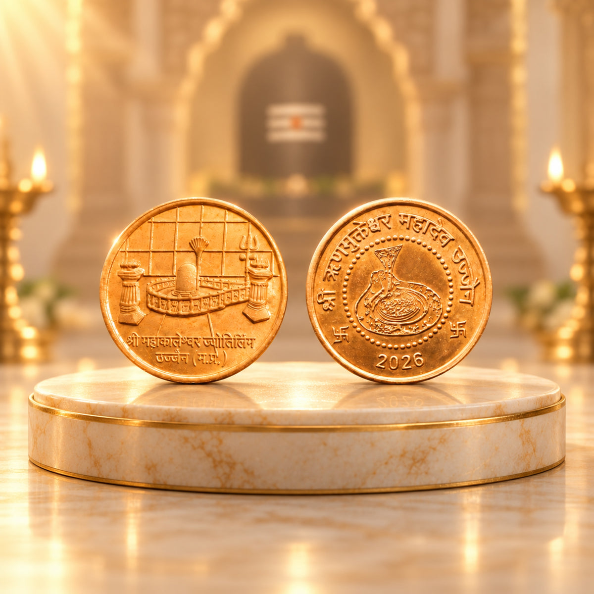 Rinmukteshwar Siddh Coin/Sikka | Blessed At Rinmukteshwar Temple, Ujjain