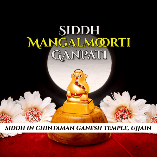 Siddh Mangalmoorti Ganpati + FREE 5 Mukhi Rudraksha