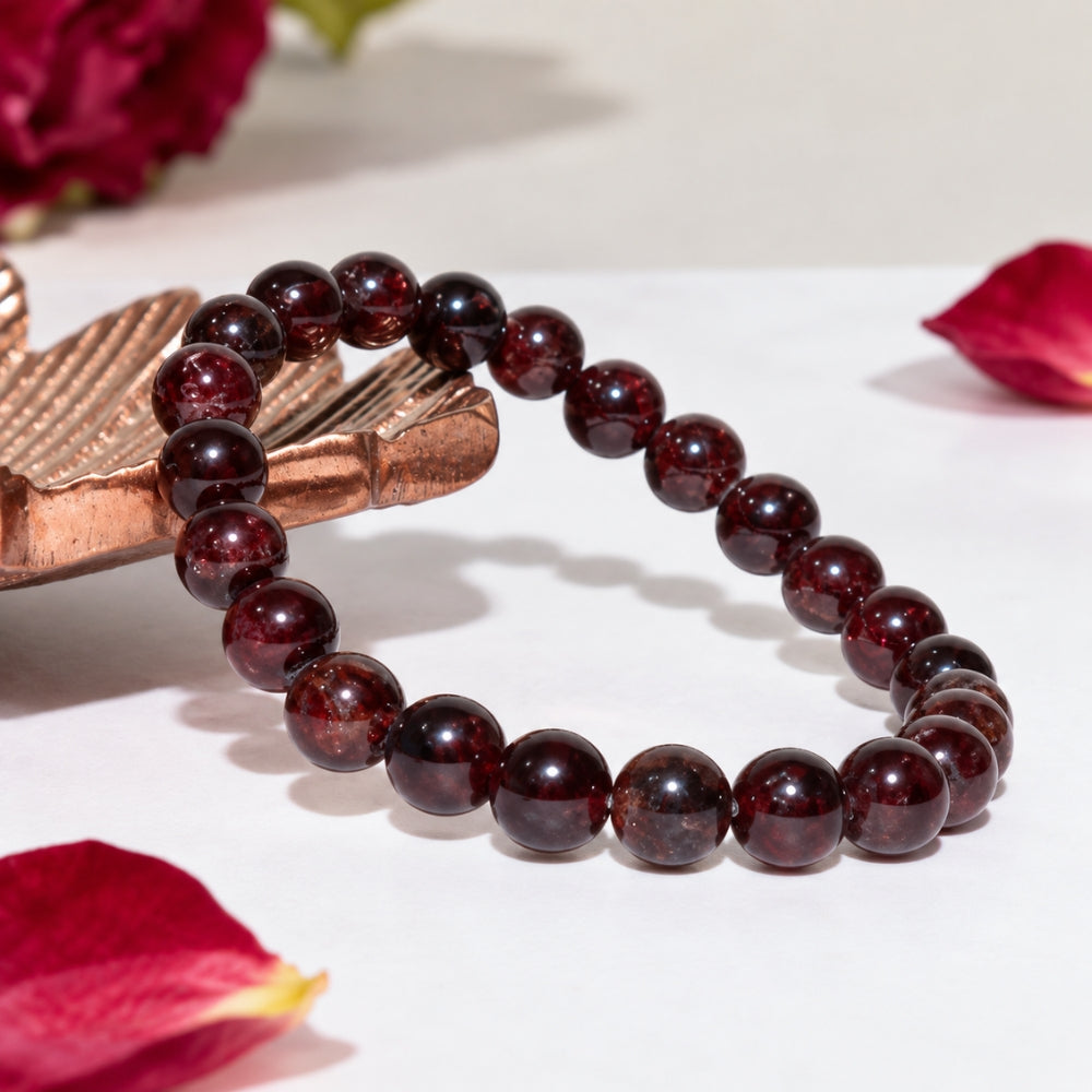 Red Garnet Bracelet | Exclusive to VAMA, other brands are fake - VAMA Mall