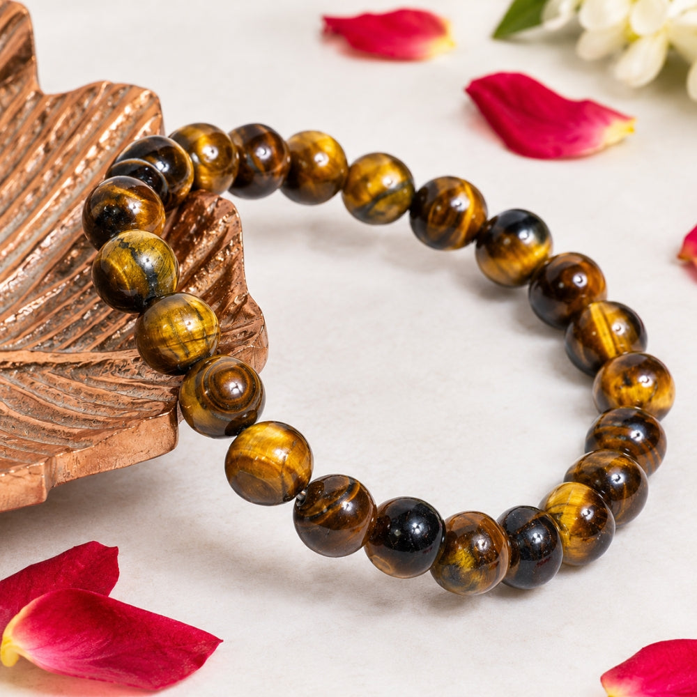 Courageous Tiger Eye Stone Bracelet | Exclusive to VAMA, other brands are fake