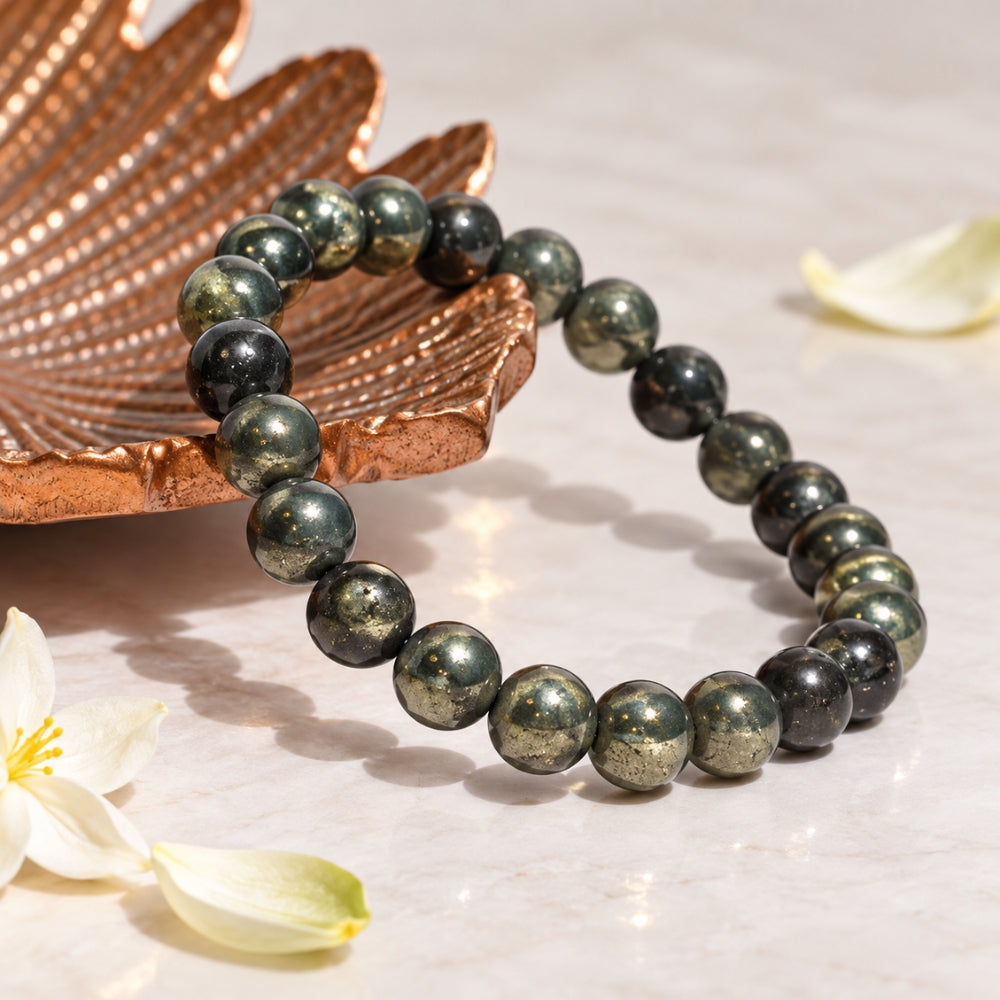 Siddh Money Magnet Raw Pyrite Bracelet | Exclusive to VAMA, other brands are fake - VAMA Mall