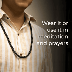 Karungali Mala – 108 Beads (Sacred Ebony Wood)