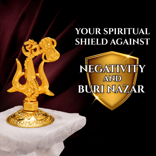 Siddh Mahakal Trishul + 5 Mukhi Rudraksha FREE