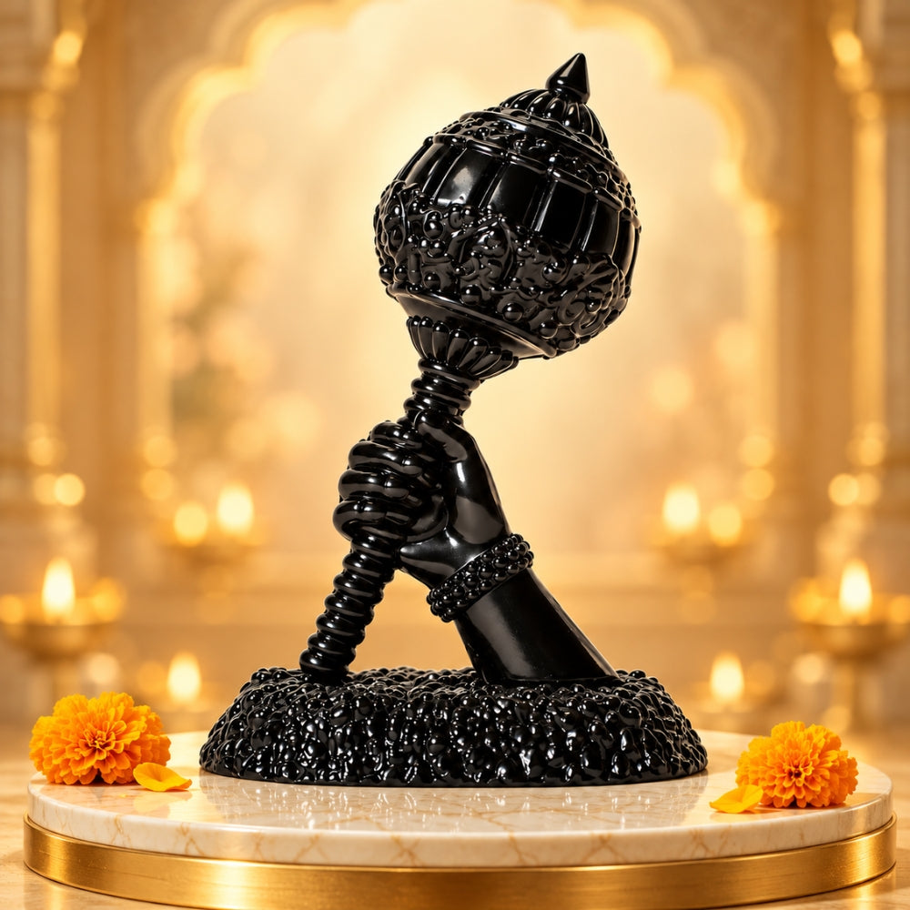 Bajrang Hanuman Gada - Black | Exclusive to VAMA, other brands are fake - VAMA Mall