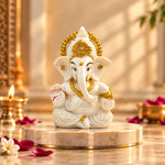 Vighnaharta Ganesh Idol - White | Exclusive to VAMA, other brands are fake - VAMA Mall