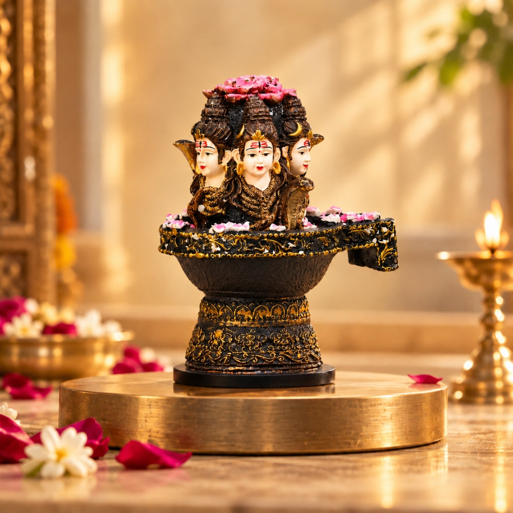 Trimukhi Shivling – Symbol of Divine Energy | Exclusive to VAMA, other brands are fake - VAMA Mall