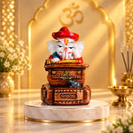 Lekhak Ganesha – Scribe of the Mahabharata | Exclusive to VAMA, other brands are fake - VAMA Mall
