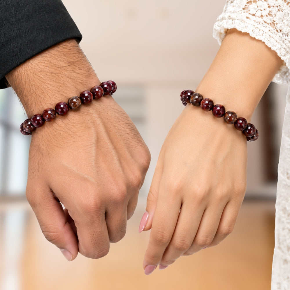 Red Garnet Bracelet | Exclusive to VAMA, other brands are fake - VAMA Mall