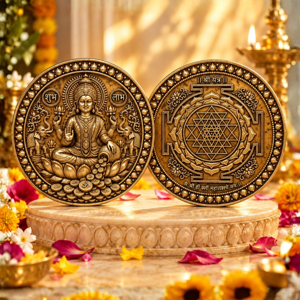 Mahalakshmi Shri Yantra | Exclusive to VAMA, other brands are fake | Blessed at Shri Mahalakshmi (Ambabai) Temple, Kolhapur - VAMA Mall