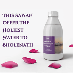 Only 50 left | (Sawan Special) 🕉️ Triveni Sangam Gangajal: Shiv’s Sacred Jal for Abhishek & Shuddhi | Direct from Prayagraj | 400mL