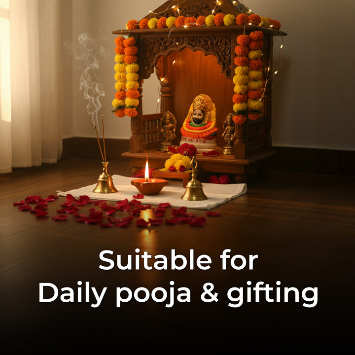 Siddh Khatu Shyam Murti + 5 Mukhi Rudraksha FREE