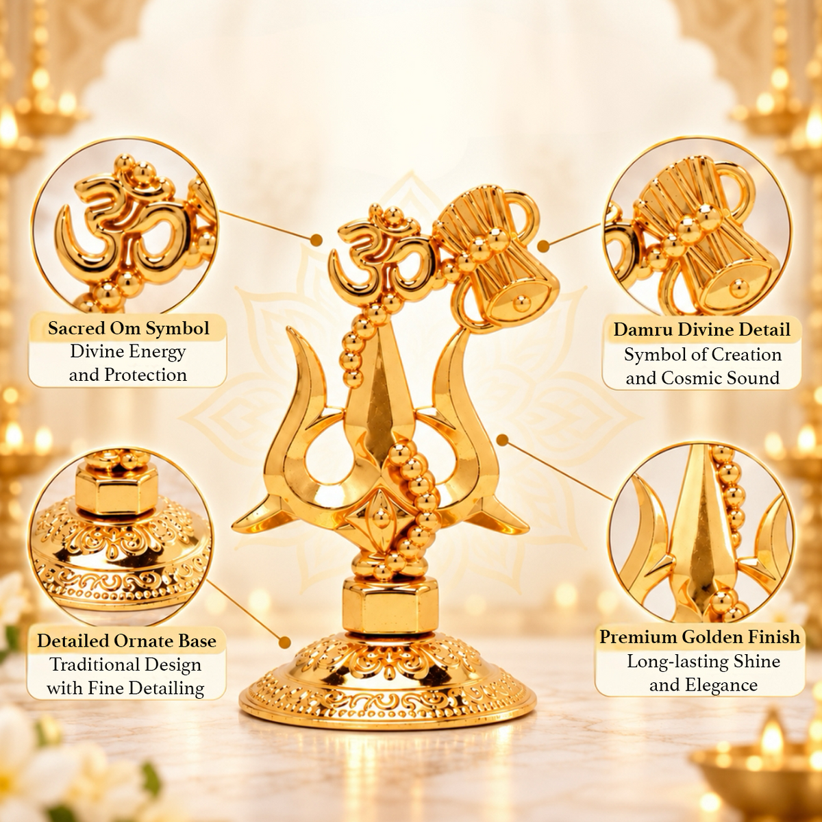 Siddh Mahakal Trishul | Exclusive to VAMA, other brands are fake - VAMA Mall