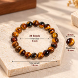 Courageous Tiger Eye Stone Bracelet | Exclusive to VAMA, other brands are fake - VAMA Mall