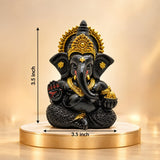 Vighnaharta Ganesh Idol - Black | Exclusive to VAMA, other brands are fake - VAMA Mall