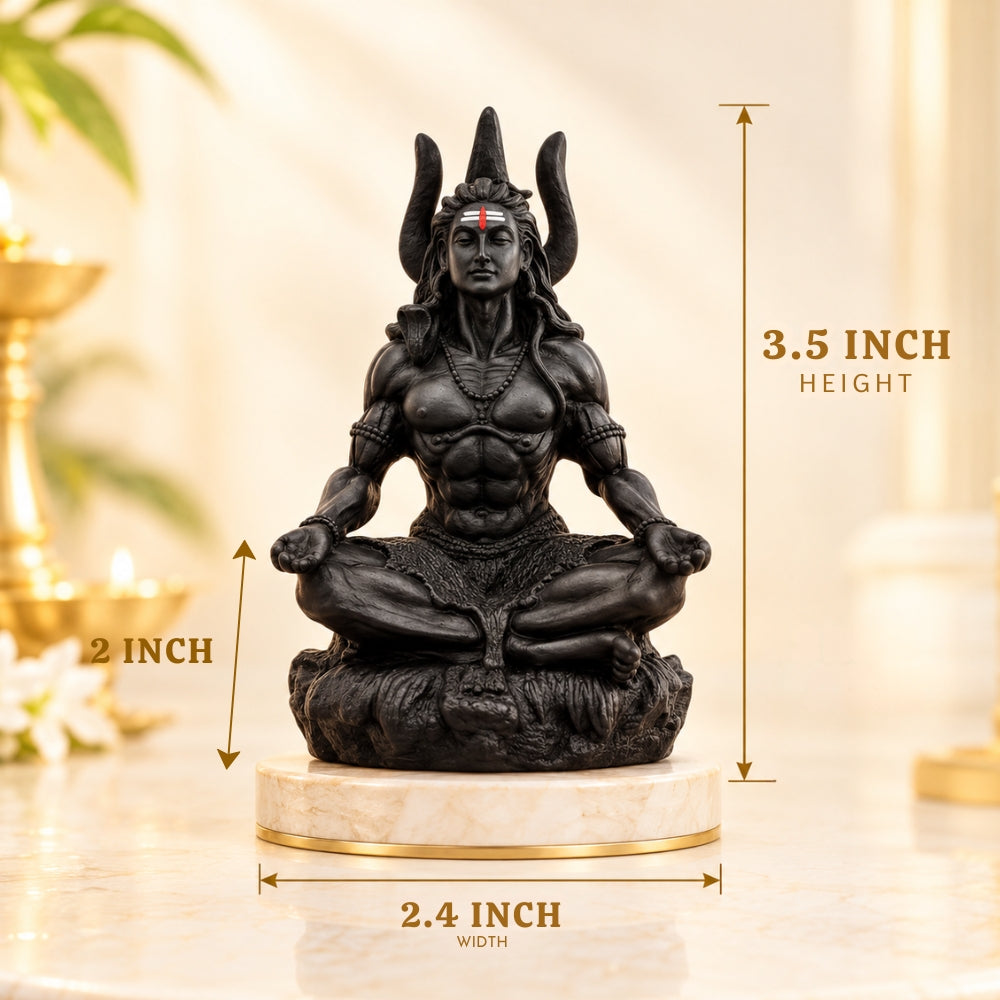 Shiva Rudra Dhyan Sculpture | Exclusive to VAMA, other brands are fake - VAMA Mall