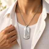 Silver Hanuman Chalisa Pendant With Chain | Exclusive to VAMA, other brands are fake - VAMA Mall