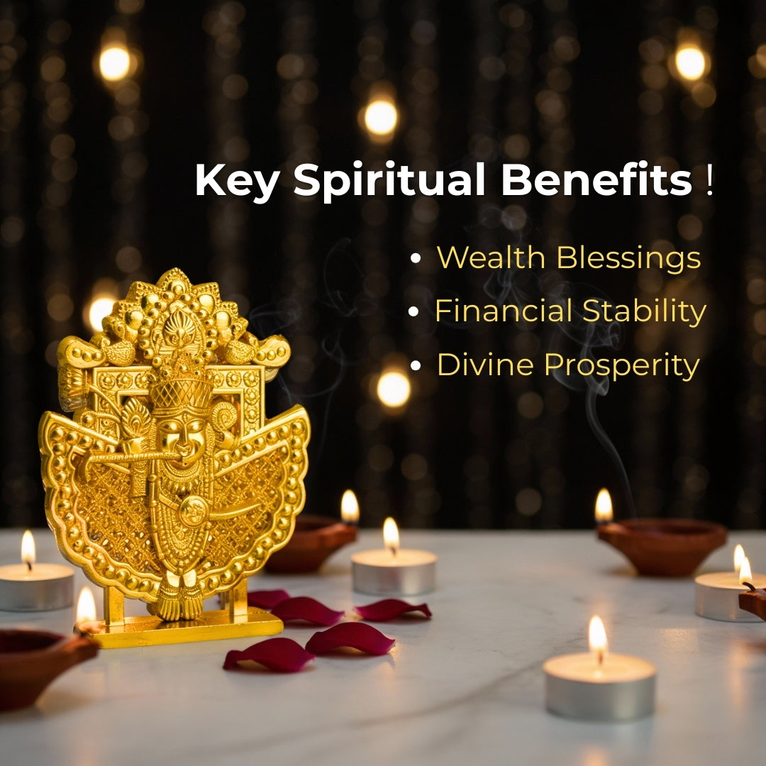 Sanwariya Seth Ji – Grace & Prosperity Idol + FREE 5 mukhi Rudraksha