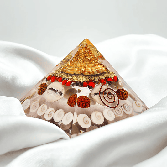 Kanak Shri Yantra + FREE 5 Mukhi Rudraksha