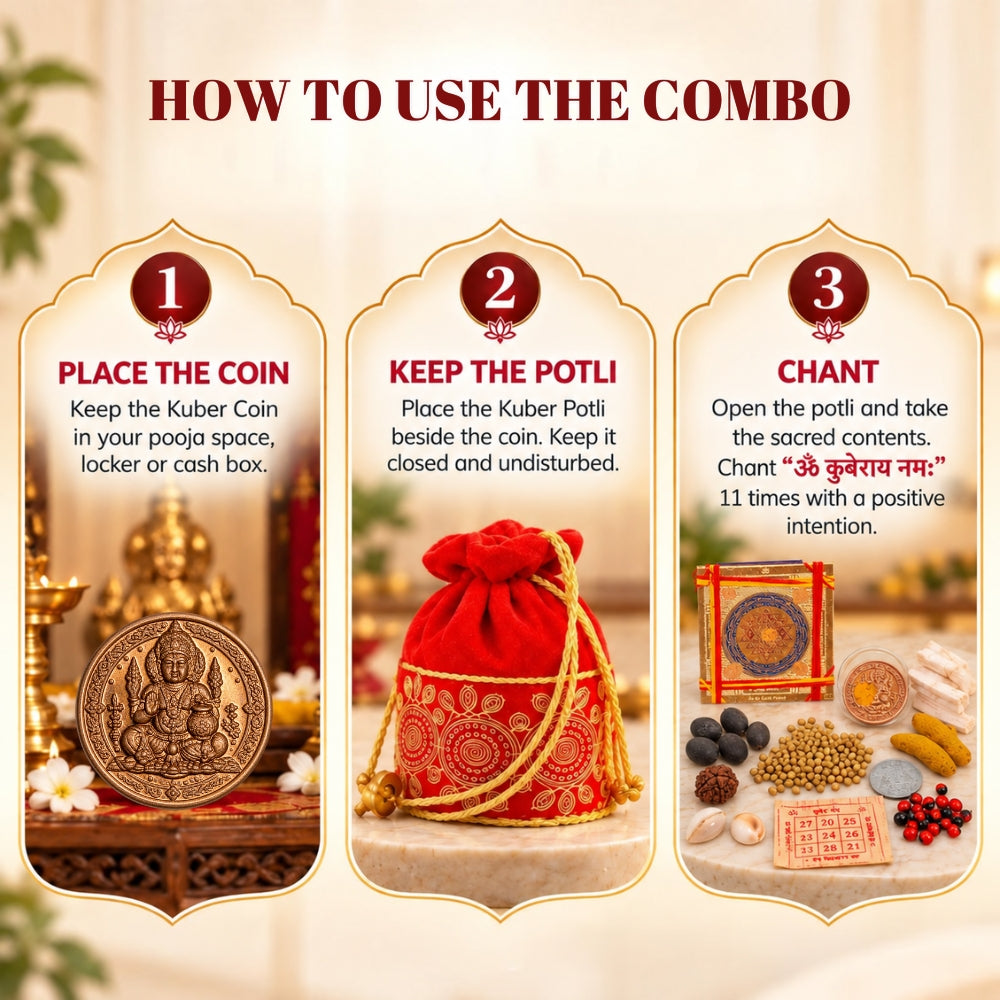 Kuber Samriddhi Combo (Potli + Coin)