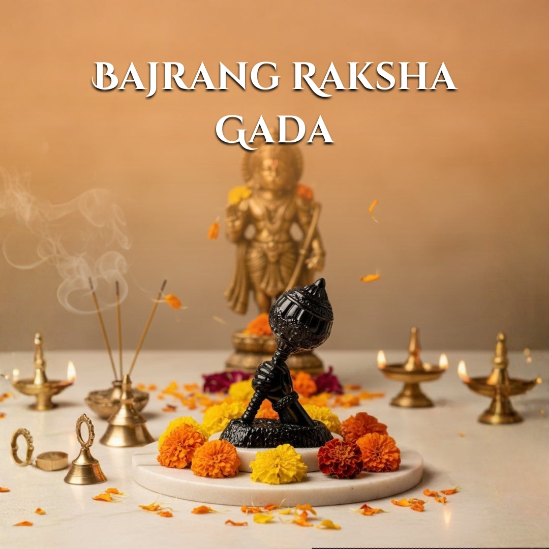 Buy Bajrang Raksha Gada in black color 