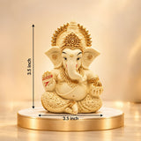 Vighnaharta Ganesh Idol - Ivory | Exclusive to VAMA, other brands are fake - VAMA Mall