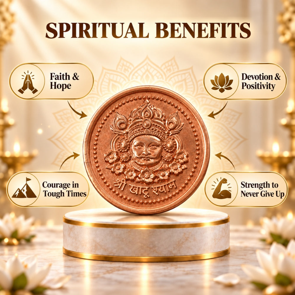 Khatu Shyam Aashirwad Coin| Exclusive to VAMA, other brands are fake - VAMA Mall