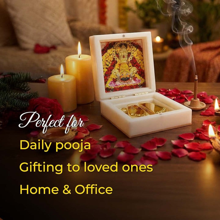 Shri Siddh Khatu Shyam Charan Mandir + FREE 5 Mukhi Rudraksha