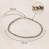 Raw Pyrite Anklet | Exclusive to VAMA, other brands are fake - VAMA Mall