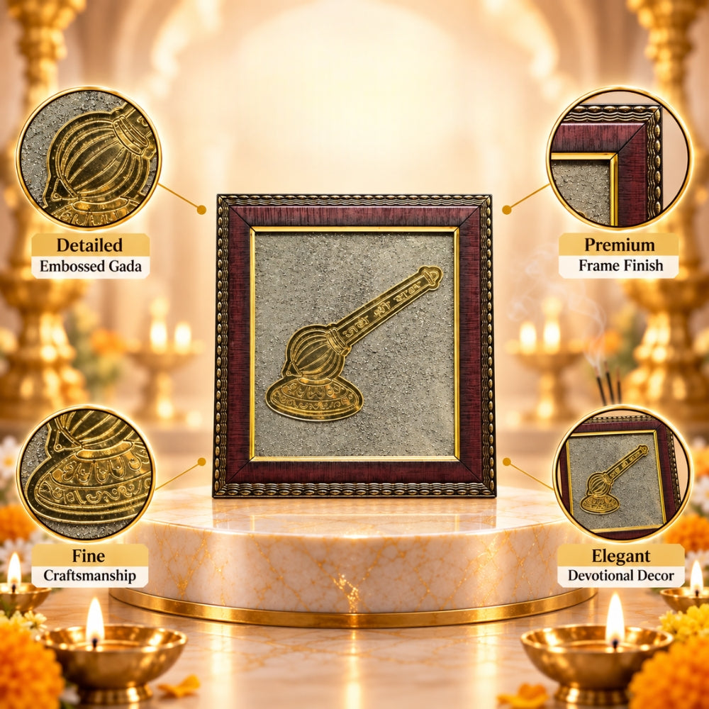 Hanuman Gada Pyrite Frame | Exclusive to VAMA, other brands are fake - VAMA Mall