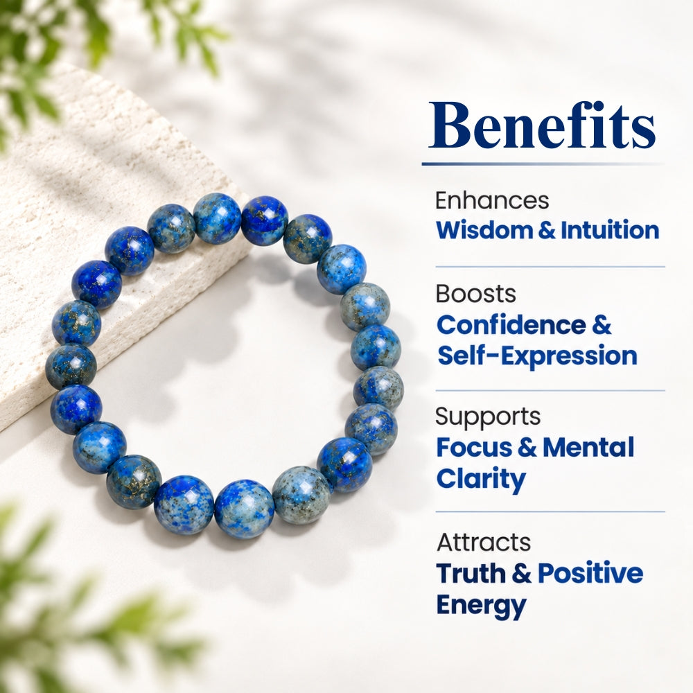 Wisdom Lapis Lazuli Bracelet | Exclusive to VAMA, other brands are fake - VAMA Mall