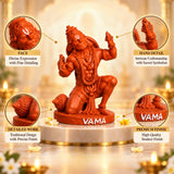 Ram Rasik Hanuman Idol - Sindoor | Exclusive to VAMA, other brands are fake - VAMA Mall