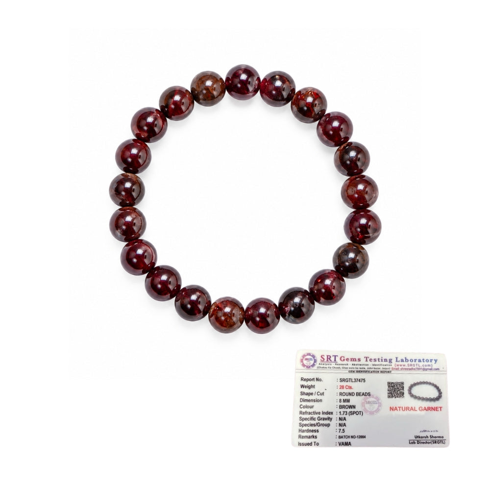 Red Garnet Bracelet | Exclusive to VAMA, other brands are fake - VAMA Mall
