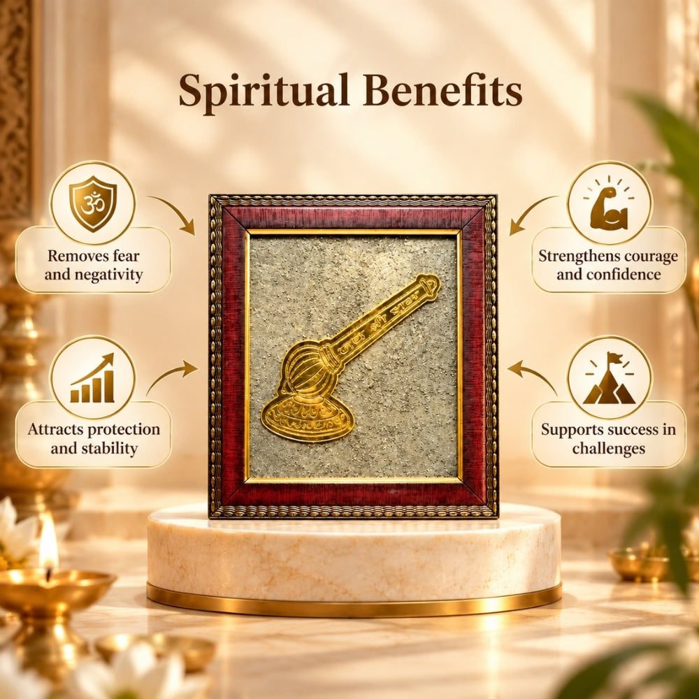 Hanuman Gada Pyrite Frame | Exclusive to VAMA, other brands are fake - VAMA Mall