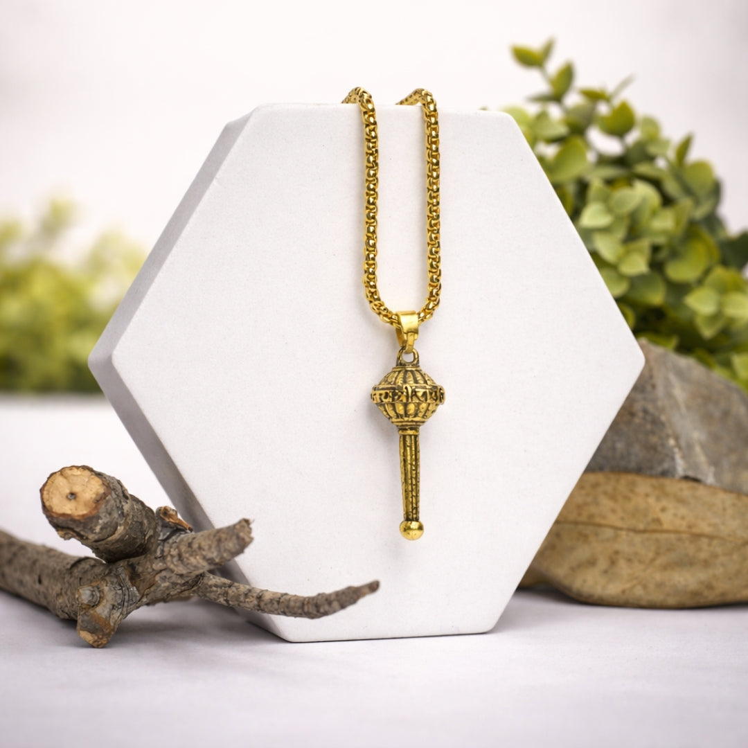 Gada Pendant with Chain