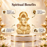 Vighnaharta Ganesh Idol - Ivory | Exclusive to VAMA, other brands are fake - VAMA Mall