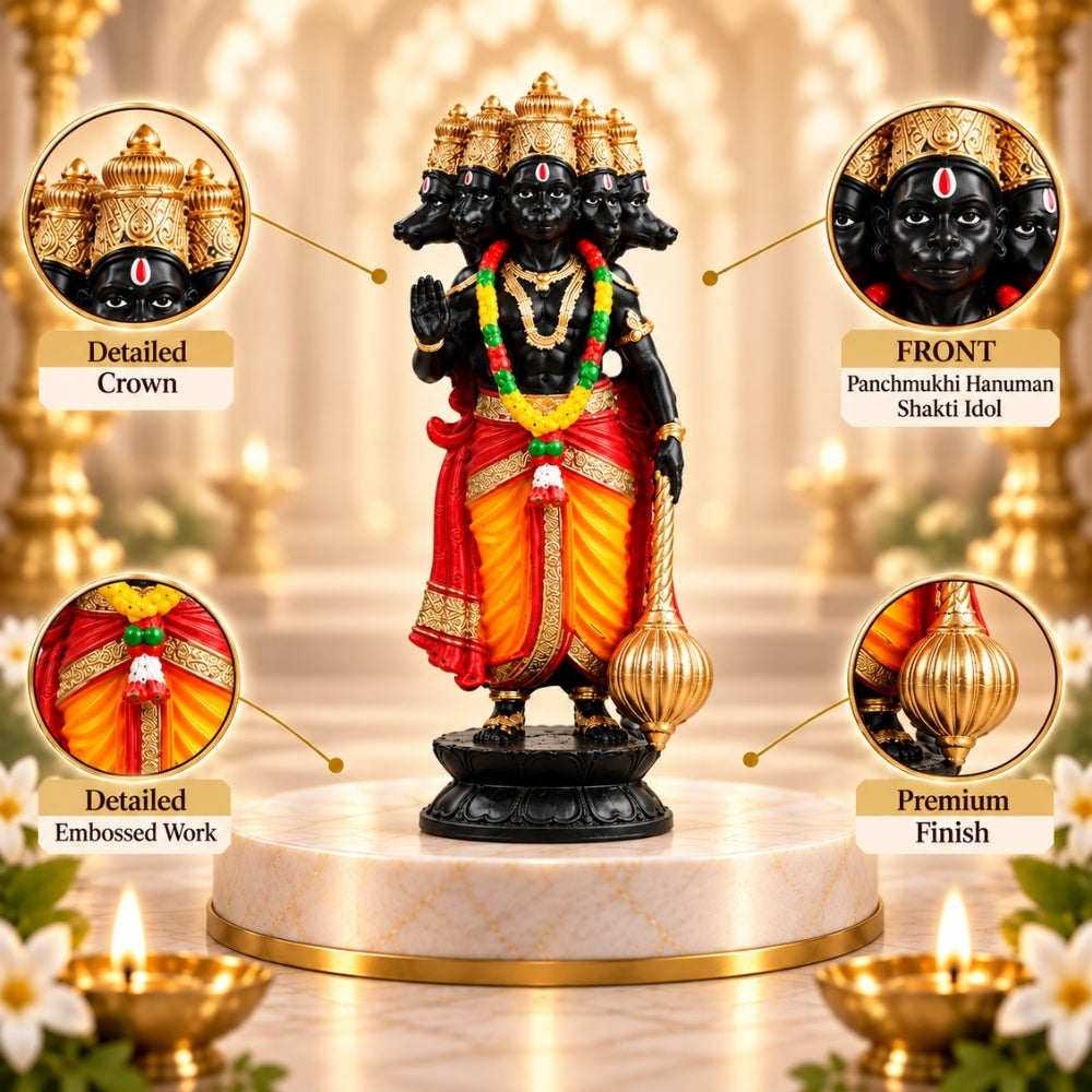 Panchmukhi Hanuman Shakti Idol - VAMA Mall