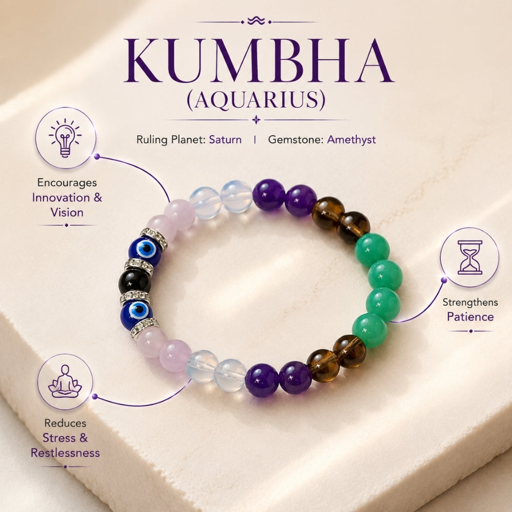 Sacred Aquarius/Kumbh Spirit Bracelet - VAMA Mall
