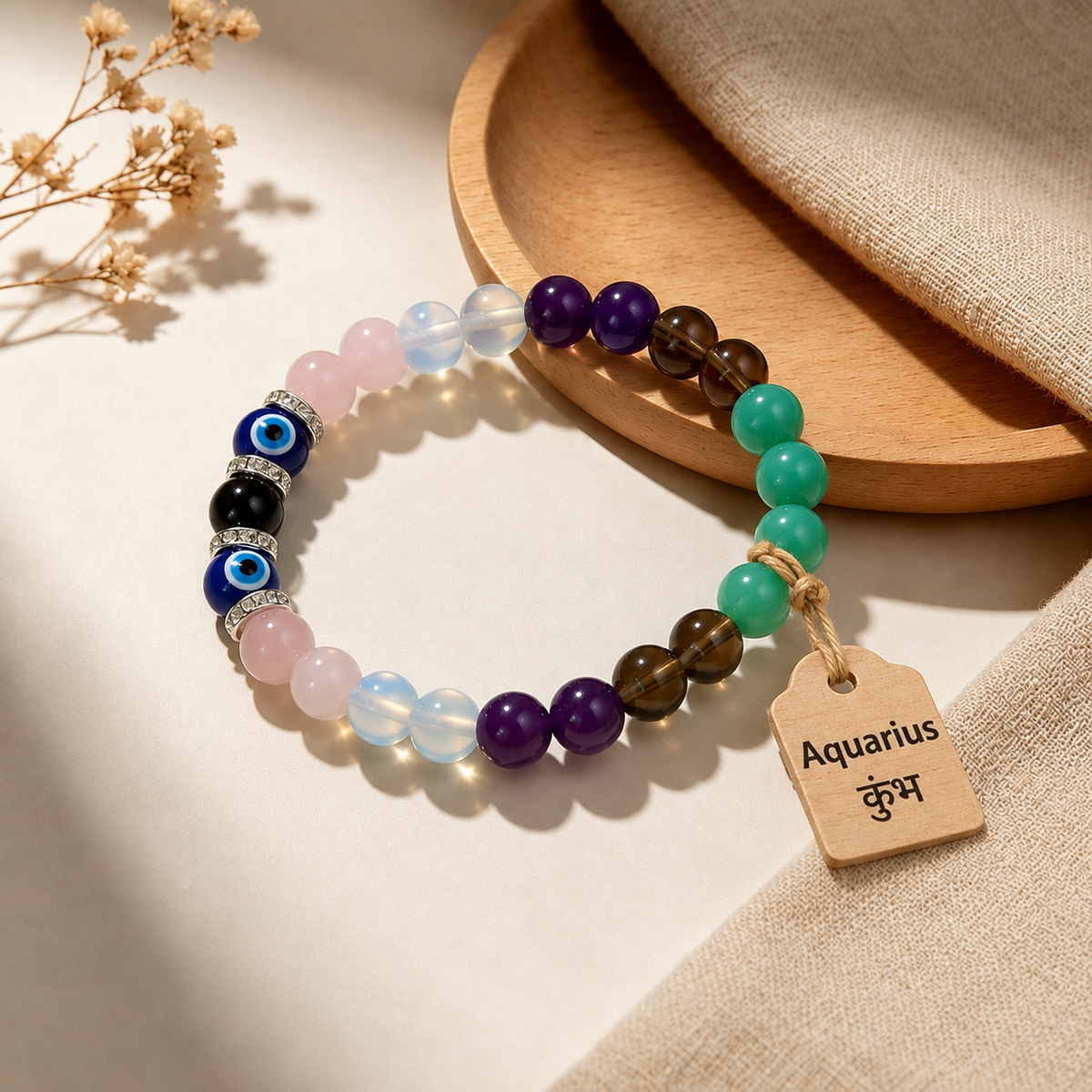 Sacred Aquarius/Kumbh Spirit Bracelet - VAMA Mall
