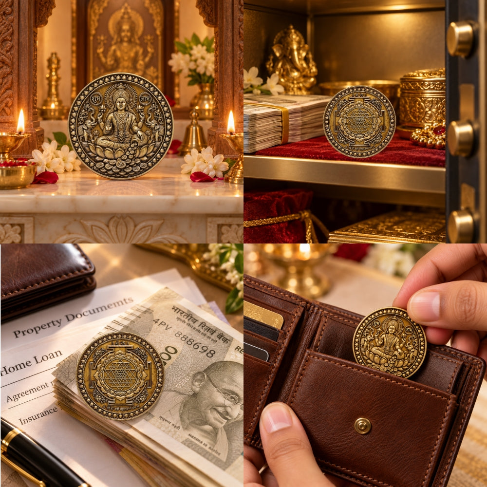 Mahalakshmi Shri Yantra | Exclusive to VAMA, other brands are fake | Blessed at Shri Mahalakshmi (Ambabai) Temple, Kolhapur - VAMA Mall