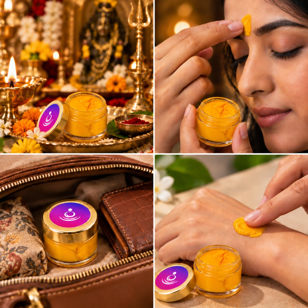Pure Kesari Chandan Tilak for Puja - 25g | Exclusive to VAMA, other brands are fake - VAMA Mall